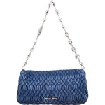[🔄️B09 / F16] Miu Miu Matelassé Nappa Leather Crystal Bag Handbag - vintageandkickz