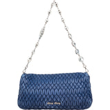 [🔄️B09 / F16] Miu Miu Matelassé Nappa Leather Crystal Bag Handbag - vintageandkickz
