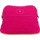 Hermès Pink Cotton Mini Bolide Pouch