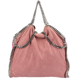 Stella McCartney Tricolor Shaggy Deer Falabella Fold Over Tote Handbag