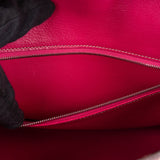 Hermès Pink Epsom Leather Kelly Sellier 28 Handbag