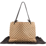 Gucci Monogram GG Canvas Braided Strap Shoulder Bag