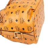 MCM Monogram Visetos Heritage Drawstring Bucket Crossbody Bag