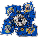 Hermès Les Feux de L'Espace Silk 90 Scarf Tuch