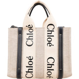 Chloé Canvas Small Woody Tote Handbag