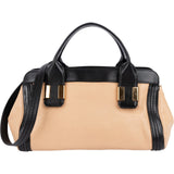 Chloé Bicolor Leather Alice Satchel Handbag