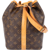 Louis Vuitton Monogram Canvas Sac Noé Petit Shoulder Bag