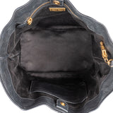Miu Miu Grained Leather Vitello Daino Tote Handbag