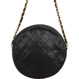 Chanel Quilted Lambskin Round Tassel Shoulder Bag