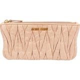 Miu Miu Matelassé Nappa Leather Zip Wallet