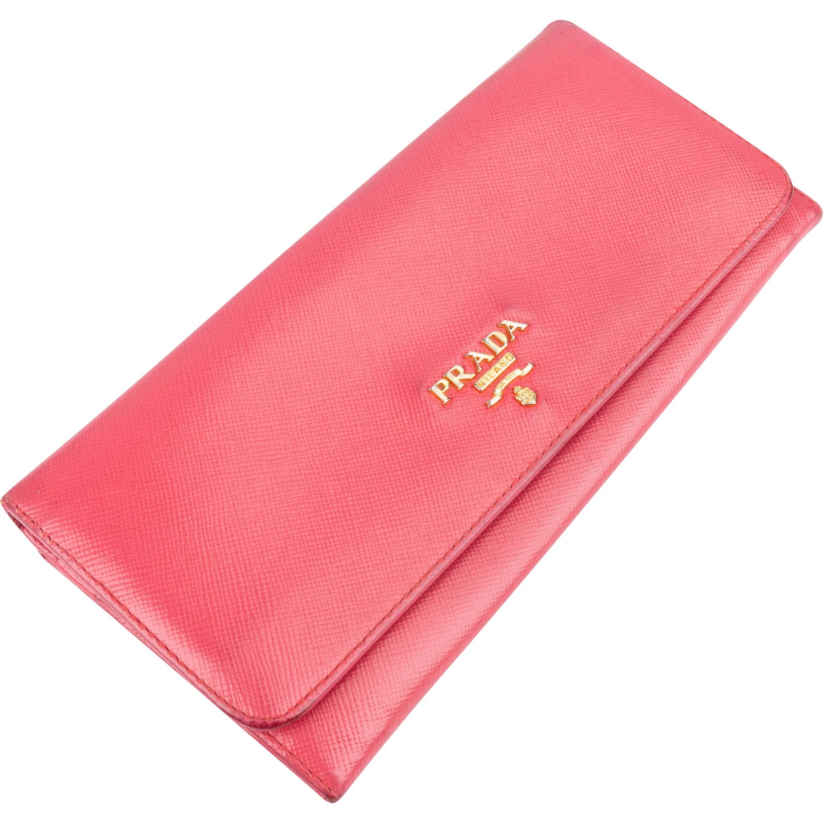 [🔄️B06 / F44] Prada Saffiano Continental Wallet - vintageandkickz