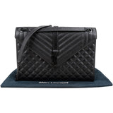 Yves Saint Laurent Grain De Poudre Matelassé Large Envelope Crossbody Bag