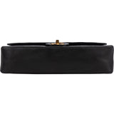 Chanel Quilted Lambskin 24K Gold Double Flap Shoulder Bag