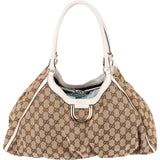 Gucci Monogram GG Canvas Abbey D-Ring Hobo Shoulder Bag
