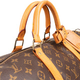 Louis Vuitton Monogram Canvas Keepall 60 Bandoulière Travel Bag