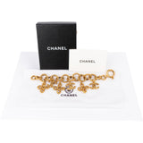 Chanel Golden CC Clover Lava Charm Bracelet 93P