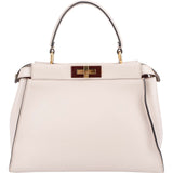 Fendi Calfskin Leather Peekaboo Medium Handbag