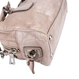 Prada Vitello Antique Leather Bauletto Handbag