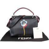 Fendi Bicolor Leather Flowerland 2 in 1 Dotcom Handbag