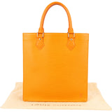 Louis Vuitton Orange Epi Leather Sac Plat Handbag