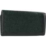 Louis Vuitton Green Taiga Leather Key Holder