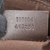 Gucci Monogram GG Supreme Canvas Web Wristlet Pouch Bag