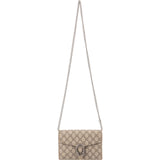 Gucci Monogram GG Supreme Canvas Dionysus Wallet On Chain Crossbody Bag