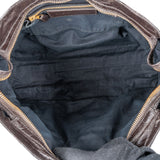 Balenciaga Dark Brown Leather Giant 21 City Handbag
