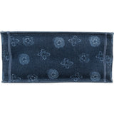 Christian Dior Denim Paisley Flower Tang Medium Book Tote Handbag