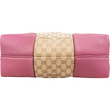 Gucci Monogram Canvas Miss GG Bowling Tote Shoulder Bag