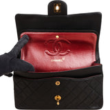 Chanel Quilted Lambskin 24K Gold Medium Double Flap Shoulder Bag