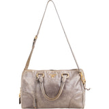 Prada Vitello Shine Leather Bauletto Satchel Handbag