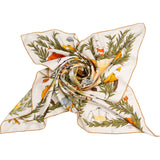 Hermès Chantilly Silk 90 Scarf Tuch