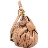 Miu Miu Matelassé Vitello Lux Leather City Coffer Handbag