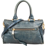 Miu Miu Vitello Shine Bowler Satchel Handbag