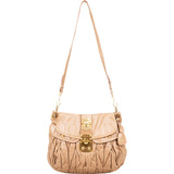 Miu Miu Quilted Leather City Handbag