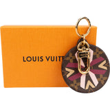 Louis Vuitton Monogram Illustre V Stories Bag Charm & Key Holder