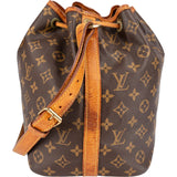 Louis Vuitton Monogram Canvas Sac Noé Petit Shoulder Bag
