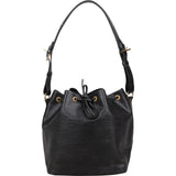 Louis Vuitton Noir Epi Leather Sac Noé Petit Shoulder Bag