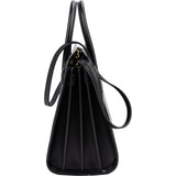 Saint Laurent Black Leather Sac De Jour Handbag
