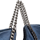 Stella McCartney Denim Falabella Tote Shoulder Bag