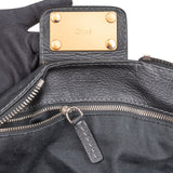 Chloé Black Leather Paddington Satchel Shoulder Bag