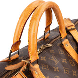 Louis Vuitton Monogram Canvas Keepall 60 Bandoulière Travel Bag