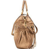 Miu Miu Brown Suede Leather Tote Handbag