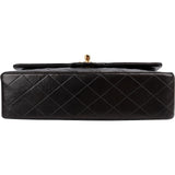 Chanel Quilted Lambskin 24K Gold Double Flap Shoulder Bag