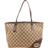 Gucci Monogram GG Canvas Interlocking Tote Shoulder Bag