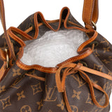 Louis Vuitton Monogram Canvas Sac Noé Petit Shoulder Bag