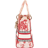 Christian Dior Embroidered Canvas D-Lite D-Royaume d`Amour Handbag
