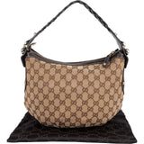 Gucci Monogram GG Studded Small Hobo Shoulder Bag