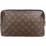 Louis Vuitton Monogram Canvas Trousse Toilette 28 Clutch - vintageandkickz